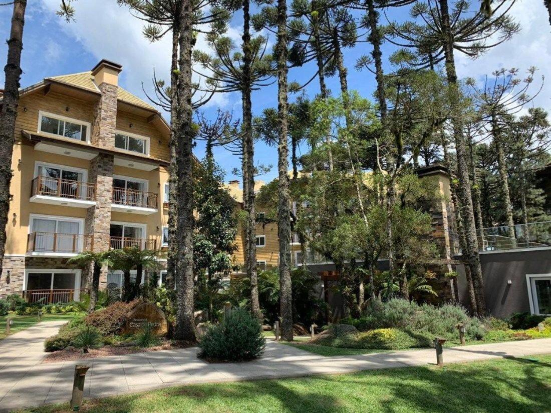 103/3 Apto Com Piscina Aquecida Gramado Exteriör bild