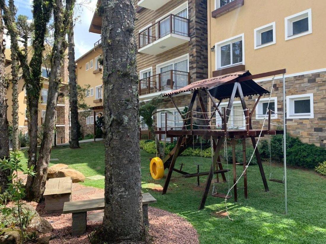 103/3 Apto Com Piscina Aquecida Gramado Exteriör bild