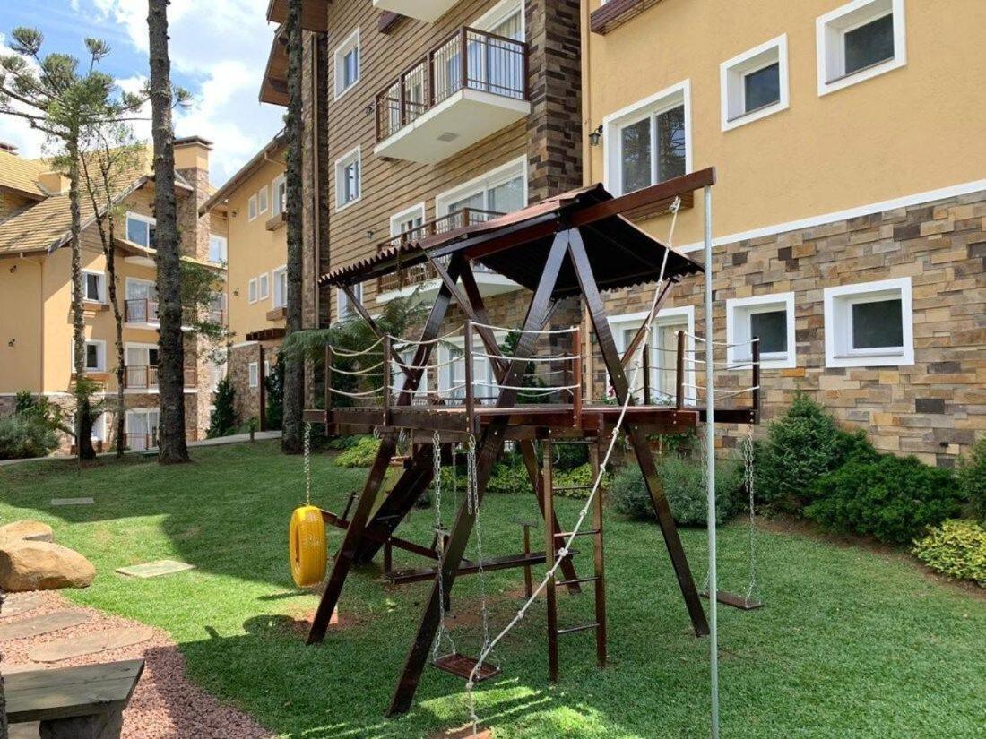 103/3 Apto Com Piscina Aquecida Gramado Exteriör bild